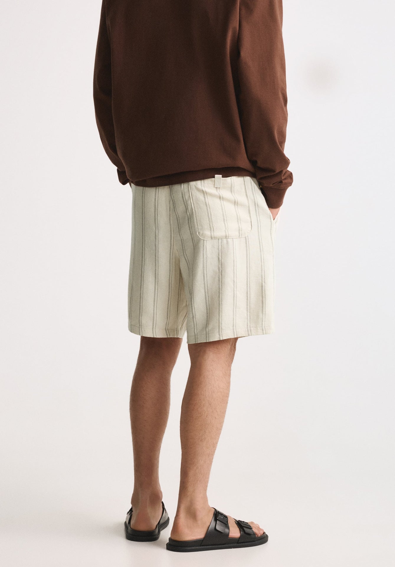 Viscose Linen Blended Casual Shorts